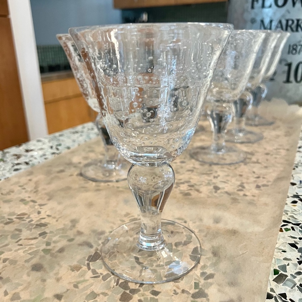 Set of 8 tag HomeDecor Wine Goblets